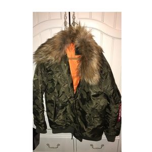 Forever 21 PlusS3X Camo Bomber Jacket  NWOT